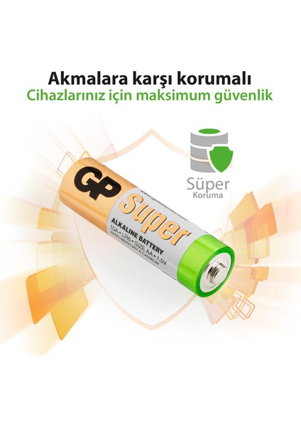 5+5 Super Alkalin Pil AA