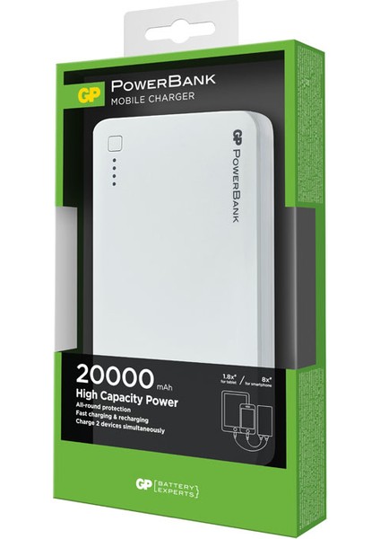 3C20A 20000 mAh Portable Powerbank(GP3C20AWE-2B1)