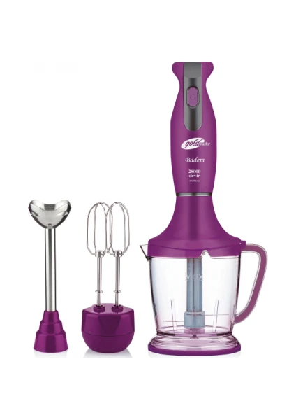 GM-7234M Badem Mor 500 W Blender Seti