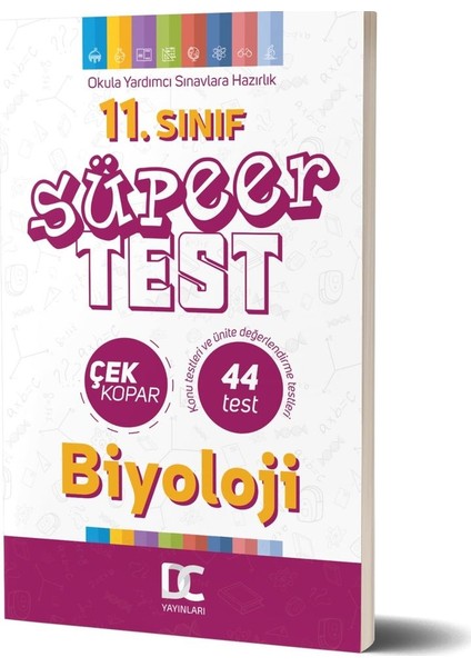 11. Sınıf Biyoloji Süpeer Çek Kopar Yaprak Test