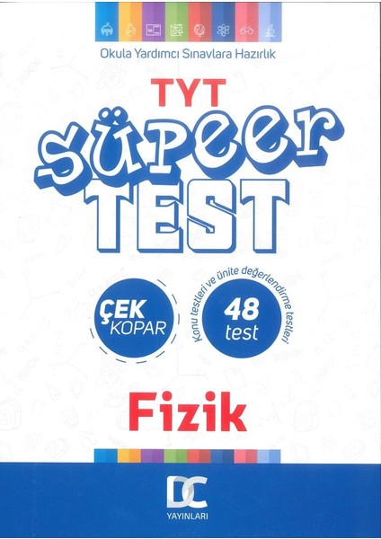 Dc Yayınları TYT Fizik Süpeer Çek Kopar Yaprak Test