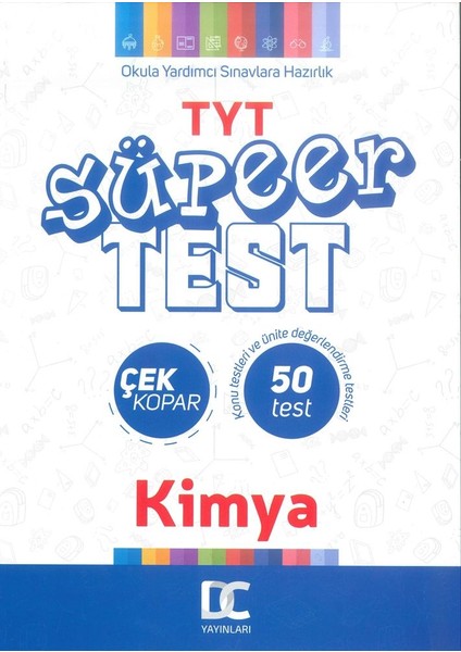 Dc Yayınları TYT Kimya Süpeer Çek Kopar Yaprak Test