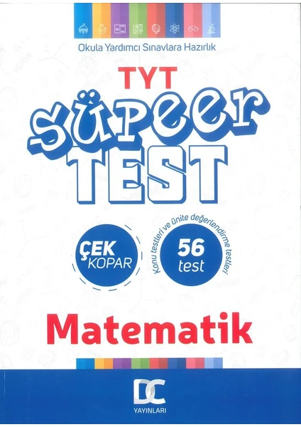 Dc Yayınları TYT Matematik  Süpeer Çek Kopar Yaprak Test