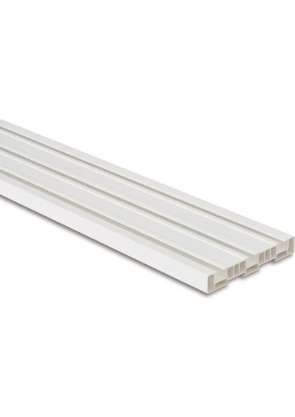 Pvc Düz Perde 3 Raylı Korniş