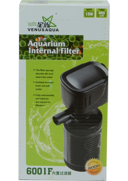 Akvaryum İç Filtre 6001F 880 l fiyatları