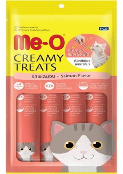 Me-O Creamy Kedi Ödül Maması Somon Balığı 12'li 15 GR