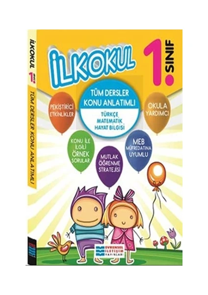 Evrensel İletişim Yayınları 1.Sınıf  Tüm Dersler Konu Anlatımlı