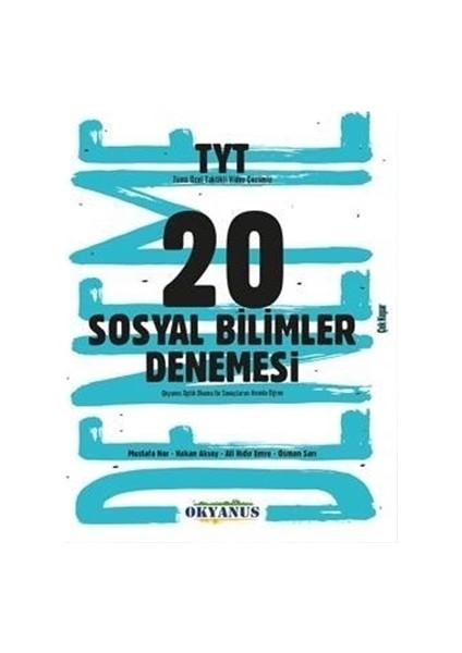 Okyanus Yayınları TYT 20 Sosyal Bilimler Denemeleri