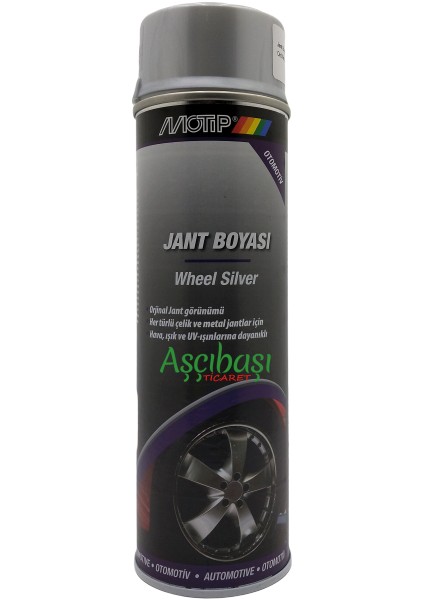 Universal Alüminyum Sprey Jant Boyası Gümüş 500 ml