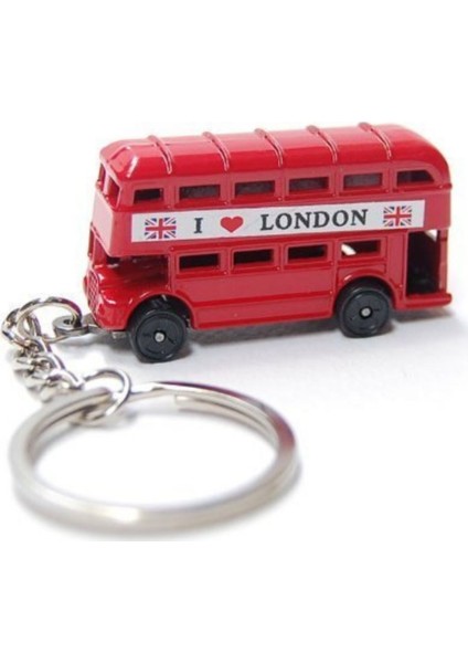 Metal Anahtarlık Londra Otobüs