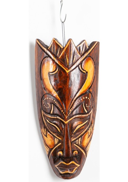 Dekoratif Ağaç Mask 20 cm Duvar Dekoru