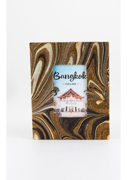 Dekoratif Ahşap Kumlu Resim Çerçevesi