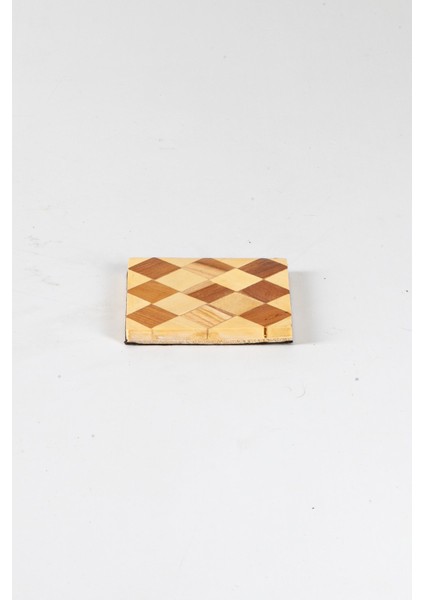 Ahşap Altılı Bardak Altlığı Kare 10 cm fiyatları