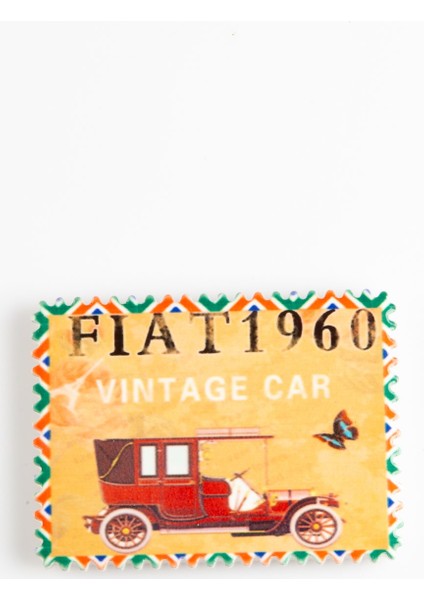 Buzdolabı Magneti Fiat 1960 Klasik Otomobil