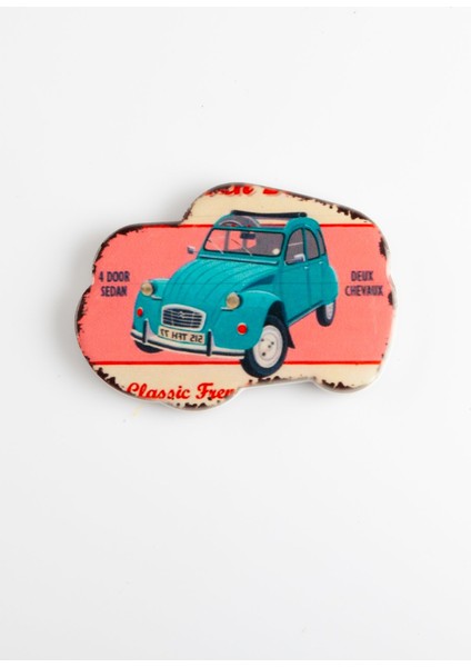 Buzdolabı Magneti Deux Chevaux Klasik Otomobil