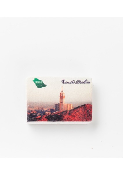 Suudi Arabistan Temalı Taş Magnet