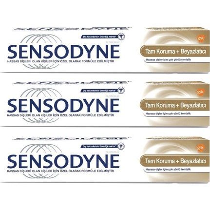 Sensodyne Tam Koruma Ve Beyazlatici Dis Macunu 50 Ml 2 Adet Trendyol