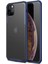 Apple iPhone 11 Pro Max Frosted Frame Kılıf - Lacivert 1
