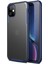 Apple iPhone 11 Frosted Frame Kılıf - Lacivert 1
