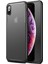 Apple iPhone XS Frosted Frame Kılıf - Siyah 1