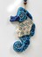 Sü-Me Seramik Mini Deniz Atı Dekoratif Duvar Süsü 9 x 14 cm 2