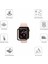 Apple Watch Uyumlu Seri 5 44mm Tam Kaplayan Kavisli Cam Ekran Koruyucu Siyah 4