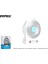EFN-605 Masaüstü Şarj Edilebilir Beyaz 800mAh Usb Fan 3
