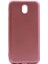 Samsung Galaxy J7 Pro Mat Premium Silikon Kılıf - Rose + Tam Kaplayan 6D Nano Ekran Koruyucu Gold 1