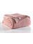 Örgü Çift Kişilik Battaniye Koyu Pudra 1