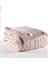 Örgü Çift Kişilik Battaniye Pudra 1