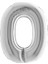 PartiPan O Harf Gümüş Folyo Balon 16 inç 1