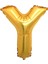 PartiPan Y Harf Altın Folyo Balon 40 inç 1