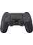 PS4 Siyah Carbon Fiber Dualshock Kol Kaplama 2 Adet 1