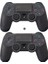 PS4 Siyah Carbon Fiber Dualshock Kol Kaplama 2 Adet 2