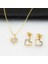 Label Jewelry Kalpli Kolye + Küpeli 14 Ayar Altın Set 2