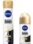 B & W Invisible İpeksi Pürüzsüzlük Sprey Deodorant 150 ml + Nivea B & W Invisible İpeksi Pürüzsüzlük Roll On 50 ml 1