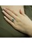 lı Oval Blue Topaz Yüzük 1050215 4