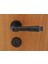 Pars Mat Siyah Rozetli Kapı Kolu Wc 2