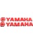 Yamaha Kabartmalı Sticker Etiket 1