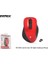 Sm-360 Usb Kırmızı 3D Optik Süper Sessiz Alkalin Pil Kablosuz Mouse 6