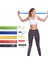 Aerobik Band Latex Aerobik Bandı Pilates Yoga Lastiği Full Set 5'li Set 3