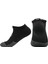 UA HEATGEAR NO SHIW 3PK 1346755-001 Unisex SİYAH Çorap 1