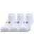 UA HEATGEAR NO SHOW 3PK 1346755-100 Unisex BEYAZ Çorap 1