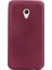 Alcatel U5 Kılıf Premier Silikon Kılıf + Nano Ekran Koruyucu + Kalem Ekran Mürdüm 1