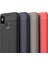 Xiaomi Mi A2 Lite Kılıf Niss Silikon Deri Görünümlü + Nano Ekran Koruyucu + Kalem Lacivert 3