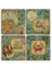 Decor Doğaltaş Bardak Altlığı 4'lü Set 10 x 10 cm 1