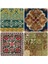 Decor Doğaltaş Bardak Altlığı 4'lü Set 10 x 10 cm 1