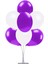7 'li Balon Demeti Mor Beyaz Balon 1