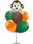7 'li Balon Stand Demeti Maymun Safari Temalı Balon 1