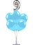 7 'li Balon Stand Demeti 9 Gümüş Mavi Balon 1